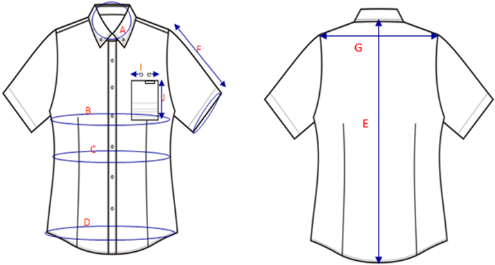 Größentabelle T-Shirt