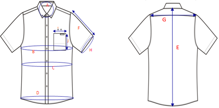 Größentabelle T-Shirt