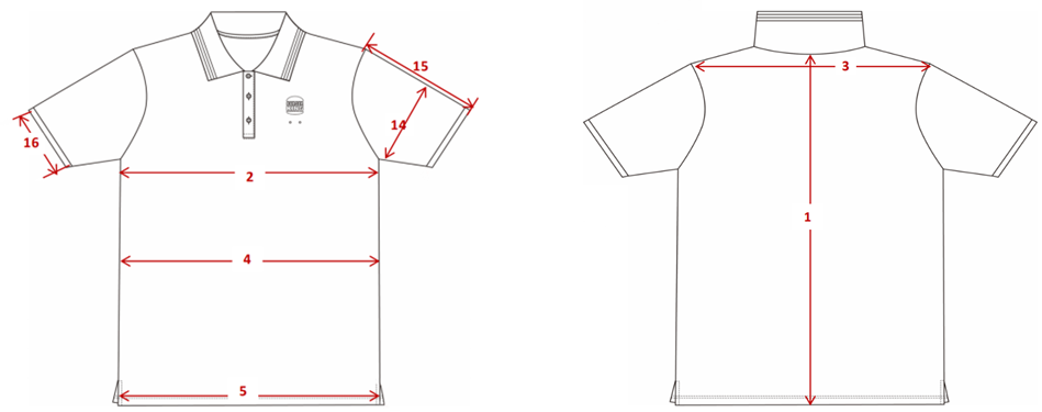 Größentabelle T-Shirt