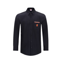 BK (M) MANAGER LS FORMAL SHIRT BLACK L