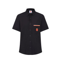 BK (F) MANAGER SS INFORMAL SHIRT BLACK M