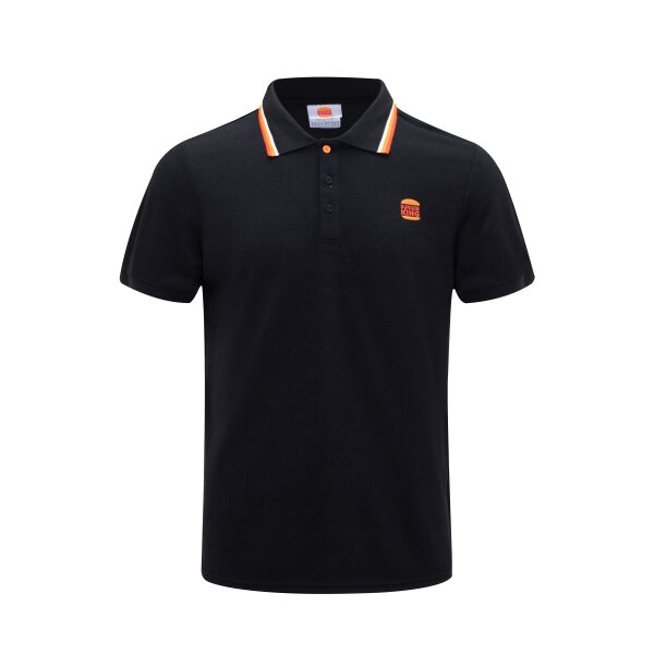 BK UNISEX CREW POLO BLACK XL