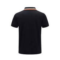 BK UNISEX CREW POLO BLACK 4XL