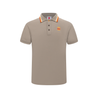 BK UNISEX CREW POLO GRAY_GLOBAL M